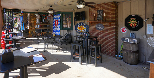 Betty's Country Store Patio Area